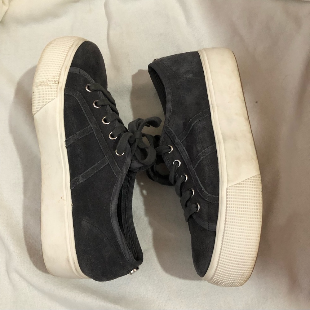 Steve Madden Gray Suede Sneakers - Picture 6 of 15
